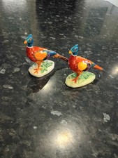 Pair of Small Glazed Ceramic