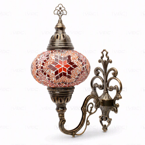 Red turkish mosaic - turkish, wall