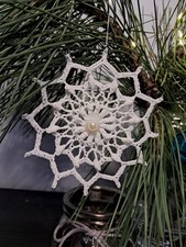Crochet Snowflakes, Set Of Six