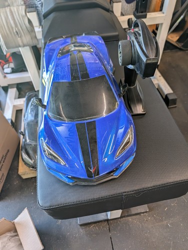Traxxas blue 4tec vette - traxxas,