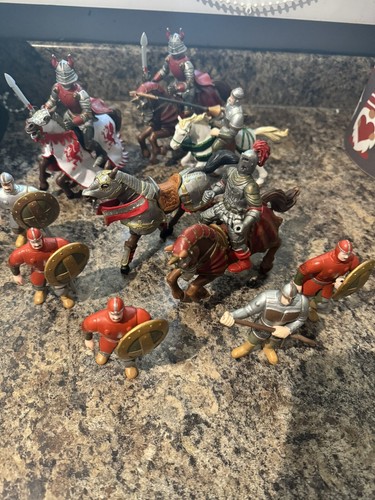 Papo knights and - knights, horses