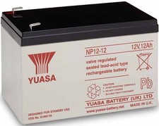 2 X YUASA 12V 12AH AGM / VRLA