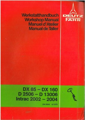Deutz tractor intrac - -,
