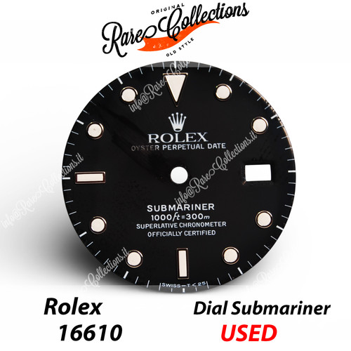Rolex dial 16610 used black - rolex,