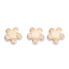 10 Pcs Pearl Rhinestone Flower