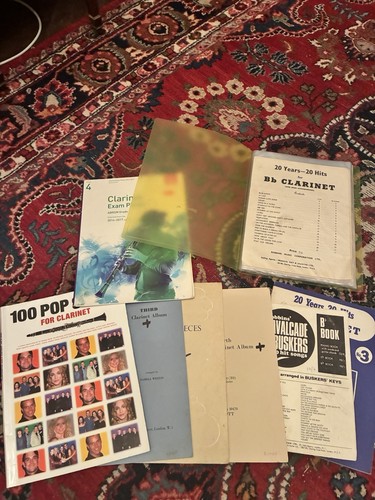 Clarinet music bundle - music,