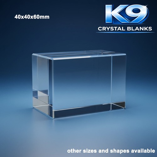40x40x60mm crystal blanks - k9,