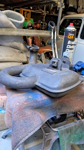 Vespa standard p200 - standard, exhaust