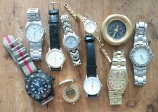 Job Lot Watches Sekonda Rotary Auto Accurist Diamond Branded Watch Collection.