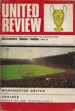 Football Programme>MAN UTD v CHELSEA Aug 1968