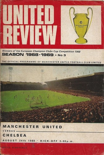 Football programme man utd - football, programme>man