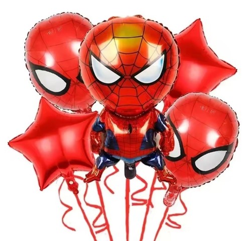 5pcs marvel spiderman - 5pcs, foil