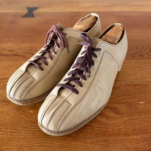 Vintage ivory tan leather - ivory,