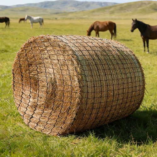 Round bale hay net - round,