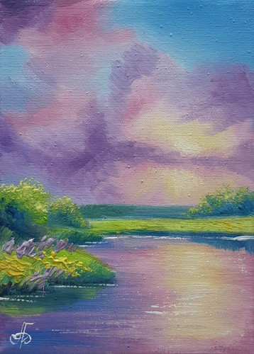 Landscape original summer - original,