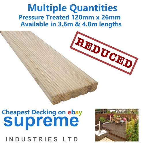 Treated timber decking - timber,