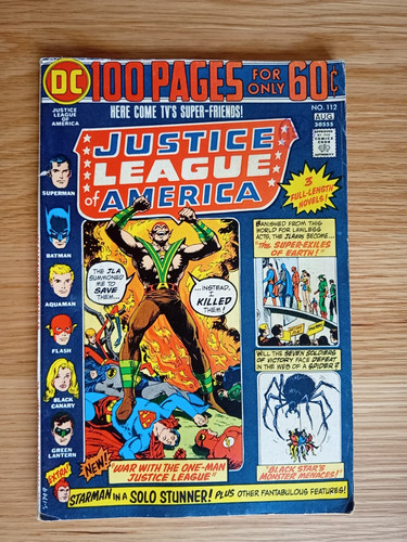 1974 comic justice - dc,