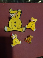 Pudsey Bear Children In Need Pin Badges, Large Bear Not Light Up Anymore