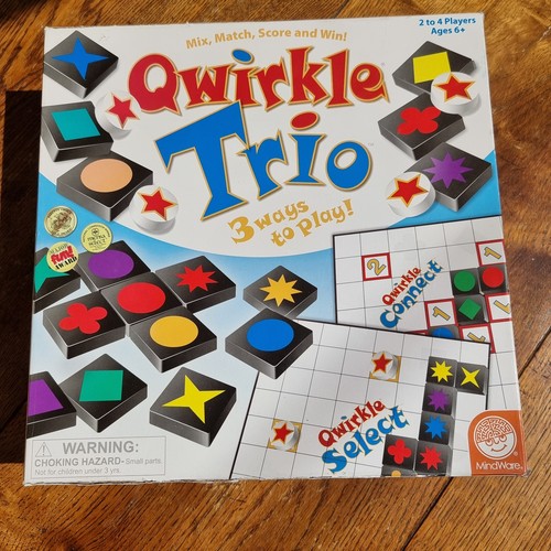 Qwirkle trio board game - game, rare