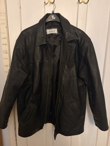 Men leather jacket - men's,