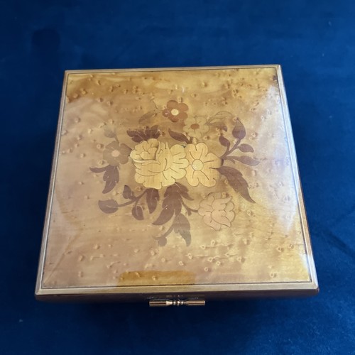 Swiss reuge inlaid wood music - inlaid,