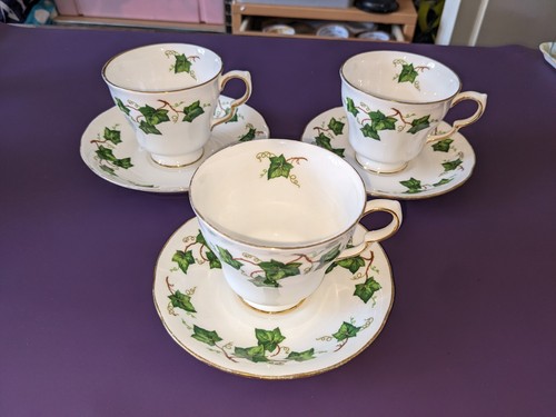 Colclough bone china tea - bone, cups