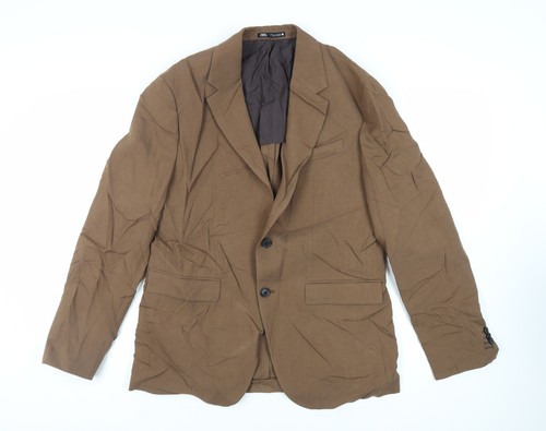 Zara mens brown jacket blazer - zara,