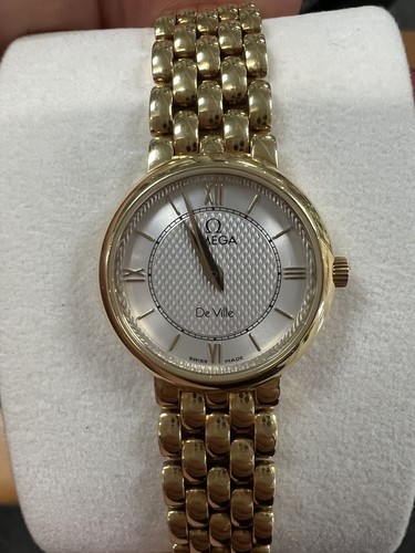 Ladies omega deville solid 18k - ladies,
