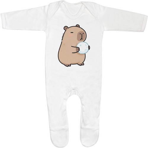 Capybara with snowball - snowball', baby
