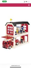 New ( No Box) 2003 vintage Pintoy Fire Station Play Set With accessories