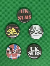 Set of 5 Badges - UK Subs -