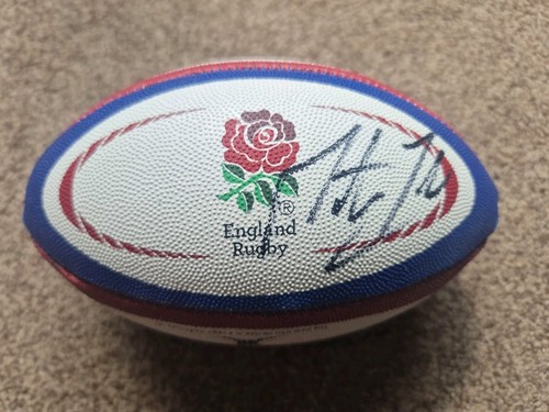 Martin johnson signed mini - johnson,