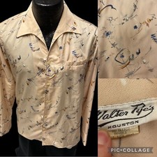 Vtg 50s Walter Pyes Beige