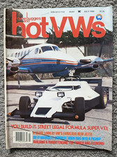1980 JULY HOT VW'S MAGAZINE VOLKSWAGEN BEETLE BAJA BUG AIR COOLED AUDI UR THING