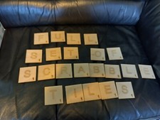 Wooden Scrabble Tiles 73mm *