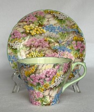 Vtg Shelley Rock Garden Chintz