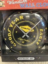 Goodyear Eagle Tyres Wall Clock, for home, workshop mancave etc 31cm dia new