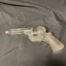 1920s glass revolver bottle - glass,