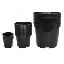 Plant Pots Plastic Round – Durable Gardening Flower Pots 2L–30L