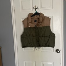 Zara Ladies Short Gilet Green
