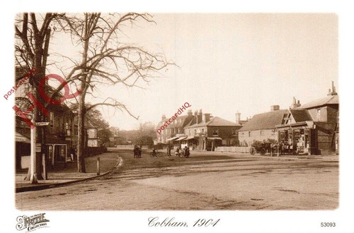 Picture postcard cobham 1904 - picture,