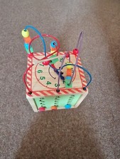 Lewo Wooden Activity Cube Bead