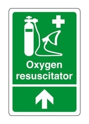 Oxygen resuscitator arrow - ,