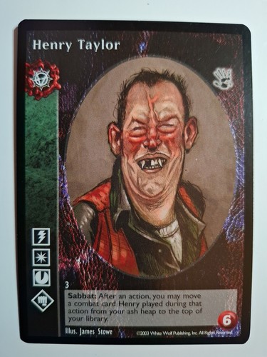 Henry taylor vtes vampire - taylor,