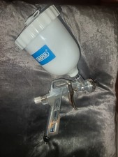 Draper Gravity Feed Air Spray Gun. 500ml. Adjustable Air Flow 92971. Silver. New
