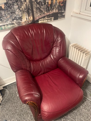 Leather armchair beautiful - armchair,