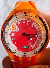 Rare Swatch Fun Scuba RED FISH