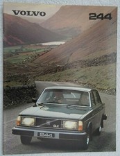 Volvo 244 Brochure 1980 - DL, GL, GLE Saloons. 31 pages.Specifications/Equipment