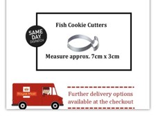 Small fish theme cookie cutter biscuits  fondant icing sugar craft