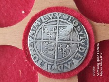 1590-92 Elizabeth I Hammered Silver Shilling MM Hand 4.851g CO21CD